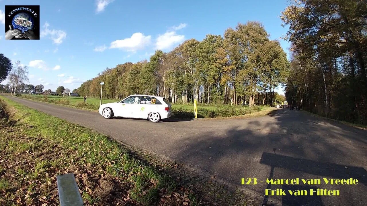 Marcel van Vreede tijdens een rally.