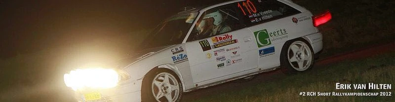 Marcel van Vreede tijdens een rally.