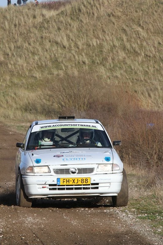 Marcel van Vreede tijdens een rally.