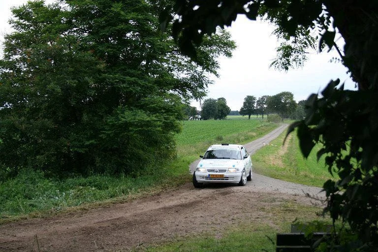 Marcel van Vreede tijdens een rally.
