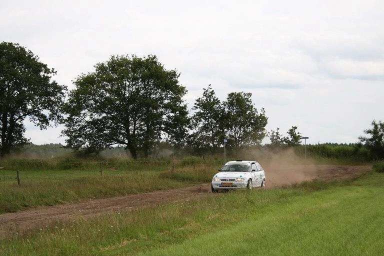 Marcel van Vreede tijdens een rally.