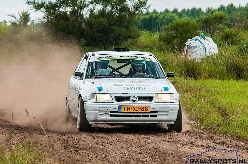 Marcel van Vreede tijdens een rally